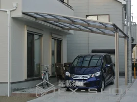 LIXIL リクシル(トステム)のカーポート ルーフポートシグマIII 積雪〜20cm対応 施工例