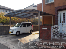 のカーポート カーブポートシグマIII ワイド 積雪〜20cm対応 施工例