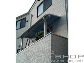 のバルコニー・ベランダ屋根 ヴェクターテラス R型 屋根タイプ 単体 積雪〜20cm対応 施工例