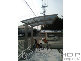 のサイクルポート・駐輪場 レイナポートグランミニ 積雪〜20cm対応 施工例