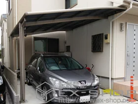 LIXIL リクシル(トステム)のカーポート ルーフポートシグマIII 積雪〜20cm対応 施工例