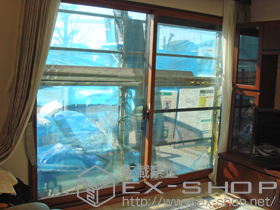 の二重窓（内窓） インプラス ダストバリア 引違い窓 2枚建 補強枠仕様 施工例