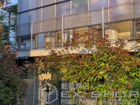 のフェンス・柵 メッシュフェンス M0 間仕切りタイプ 施工例