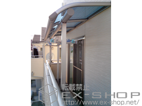 のバルコニー・ベランダ屋根 ヴェクターテラス R型 屋根タイプ 単体 積雪〜20cm対応 施工例