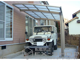 のカーポート カーブポートシグマIII 積雪〜20cm対応 施工例