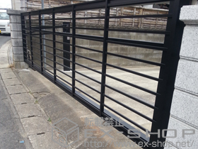 のカーゲート ワイドオーバードアS1型 手動式 54-12 施工例