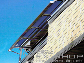 のバルコニー・ベランダ屋根 ライザーテラスII R型 屋根タイプ 単体 積雪〜20cm対応 施工例