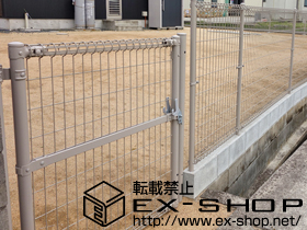 の門扉 メッシュフェンス M0 門扉 片開き 施工例