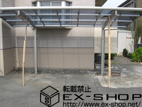 のサイクルポート・駐輪場 レイナポートグランミニ 積雪〜20cm対応 施工例