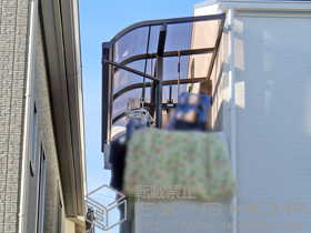 のカーポート ライザーテラスII R型 屋根タイプ 単体 積雪〜20cm対応 施工例