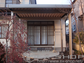 のカーポート テリオスポートIII 3000 小屋根タイプ 角柱4本仕様 積雪〜100cm対応＋柱付け物干し 標準 2本入 施工例