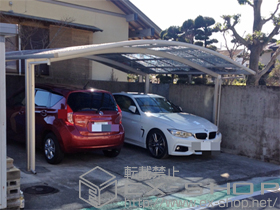 のカーポート プレシオスポート ワイド 積雪〜20cm対応 施工例
