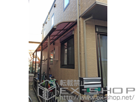 のテラス屋根 ヴェクターテラス R型 テラスタイプ 三連棟 積雪〜20cm対応 施工例