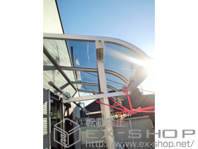 のバルコニー・ベランダ屋根 ライザーテラスII R型 屋根タイプ 単体 積雪〜20cm対応 施工例