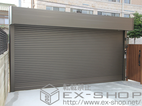 のガレージシャッター ワイドシャッター Fタイプ 2台用 施工例