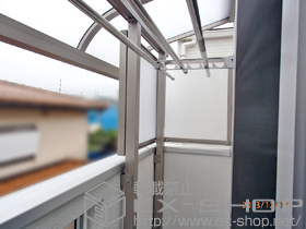 のバルコニー・ベランダ屋根 ライザーテラスII R型 屋根タイプ 単体 積雪〜20cm対応 施工例