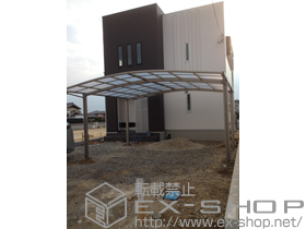 のカーポート カーブポートシグマIII ワイド 積雪〜20cm対応 施工例