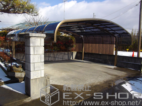 のカーポート テールポートシグマIII ワイド 積雪〜20cm対応 施工例