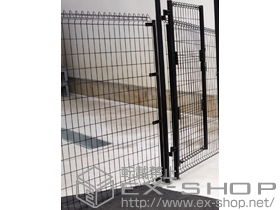 のフェンス・柵 メッシュフェンスA型 自在柱式 施工例