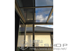 のバルコニー・ベランダ屋根 ヴェクターテラス F型 屋根タイプ 単体 積雪〜20cm対応 施工例