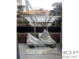 のサイクルポート・駐輪場 プレシオスポート ミニ 積雪〜20cm対応 施工例