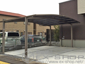 のカーポート カーブポートシグマIII ワイド 積雪〜20cm対応 施工例