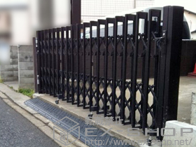 のカーポート アルシャインII PG型R(ペットガード) Aタイプ ノンレール 片開き 390S 施工例