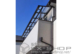 のバルコニー・ベランダ屋根 ライザーテラスII F型 屋根タイプ 連棟 積雪〜20cm対応 施工例