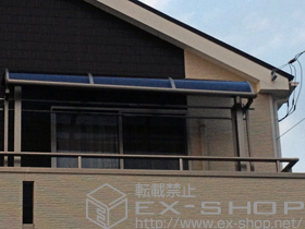 のカーポート ライザーテラスII R型 屋根タイプ 単体 積雪〜20cm対応 施工例