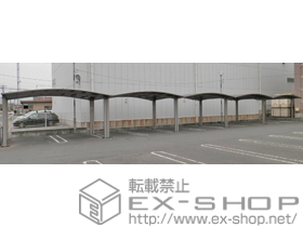 のカーポート カーブポートシグマIII ワイド 積雪〜20cm対応 施工例