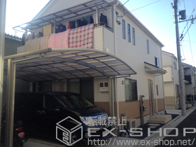 のカーポート レイナツインポートグラン 延長　積雪〜20cm対応 施工例