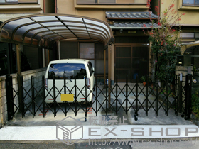 のカーゲート トリップゲート RB型 ノンレール 片開き 49S 施工例