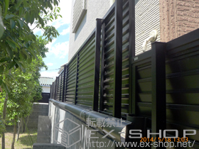 のフェンス・柵 プリレオR5型フェンス フリーポールタイプ 施工例