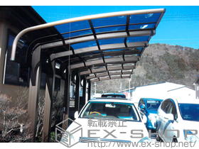 の レイナキャップポートグラン50 縦連棟　積雪〜50cm対応＋レイナキャップポートグラン50 着脱式サポート 標準・ハイルーフ兼用 3 施工例