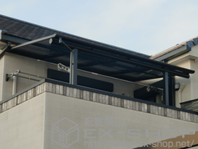 のバルコニー・ベランダ屋根 ヴェクターテラス F型 屋根タイプ 単体 積雪〜20cm対応 施工例