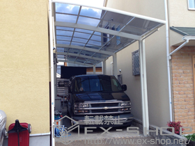 のカーポート カーブポートシグマIII 縦連棟 積雪〜20cm対応 施工例