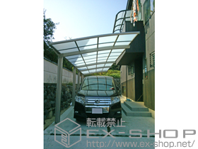 のカーポート カーブポートシグマIII 縦連棟 積雪〜20cm対応 施工例