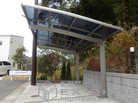 のカーポート カーブポートシグマIII 積雪〜20cm対応 施工例