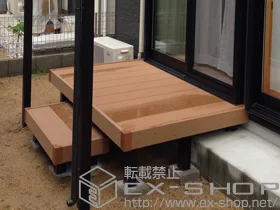 YKKAP�̃E�b�h�f�b�L ���E�b�h�f�b�L200�{�Ɨ������E�b�h�X�e�b�v2�^ �{�H��