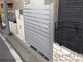 の門扉 レナード3型 袖扉なしタイプ 1714 施工例