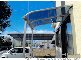 のサイクルポート・駐輪場 カーブポートシグマIII ミニ 施工例