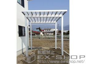 のカーポート テリオスポートIII 1500 奥行延長 角柱6本 積雪〜50cm対応 施工例