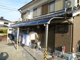 のテラス屋根 ライザーテラスII R型 テラスタイプ 連棟 積雪〜20cm対応 施工例