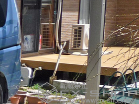 のウッドデッキ 樹ら楽ステージ 施工例