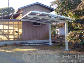 のカーポート カーブポートシグマIII 積雪〜20cm対応 施工例