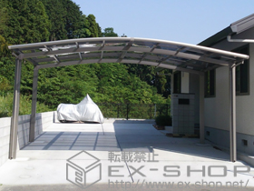 のカーポート カーブポートシグマIII ワイド 積雪〜20cm対応 施工例