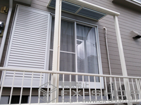 のテラス屋根 ライザーテラスII R型 テラスタイプ 単体 積雪〜20cm対応 施工例