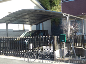 のカーポート カーブポートシグマIII M合掌 積雪〜20cm対応 施工例