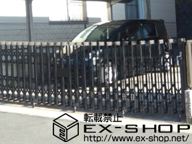 のカーゲート アルシャインII PG型R(ペットガード) Aタイプ ノンレール 片開き 630S 施工例