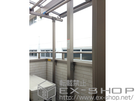 のバルコニー・ベランダ屋根 ライザーテラスII F型 屋根タイプ 単体 積雪〜20cm対応 施工例